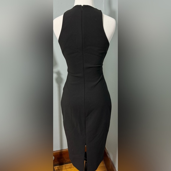 Elizabeth and James Cali Black Dress Front Cut out Back Slit - Picture 3 of 6